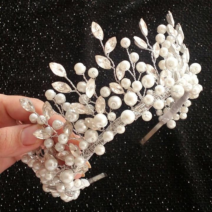 تاج عروس سنگ و مروارید